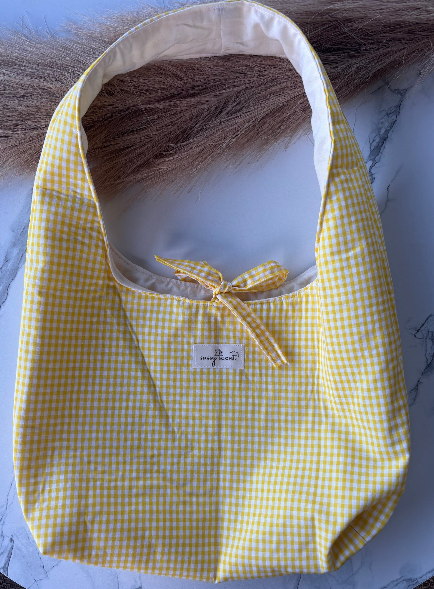 Gingham Shoulder Bag