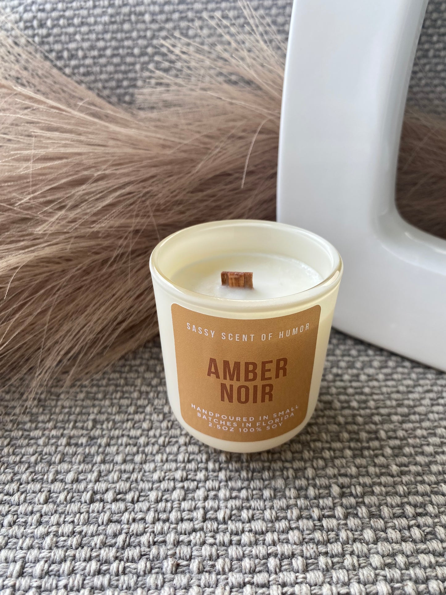 Amber Noir Mini 2.5oz Candles
