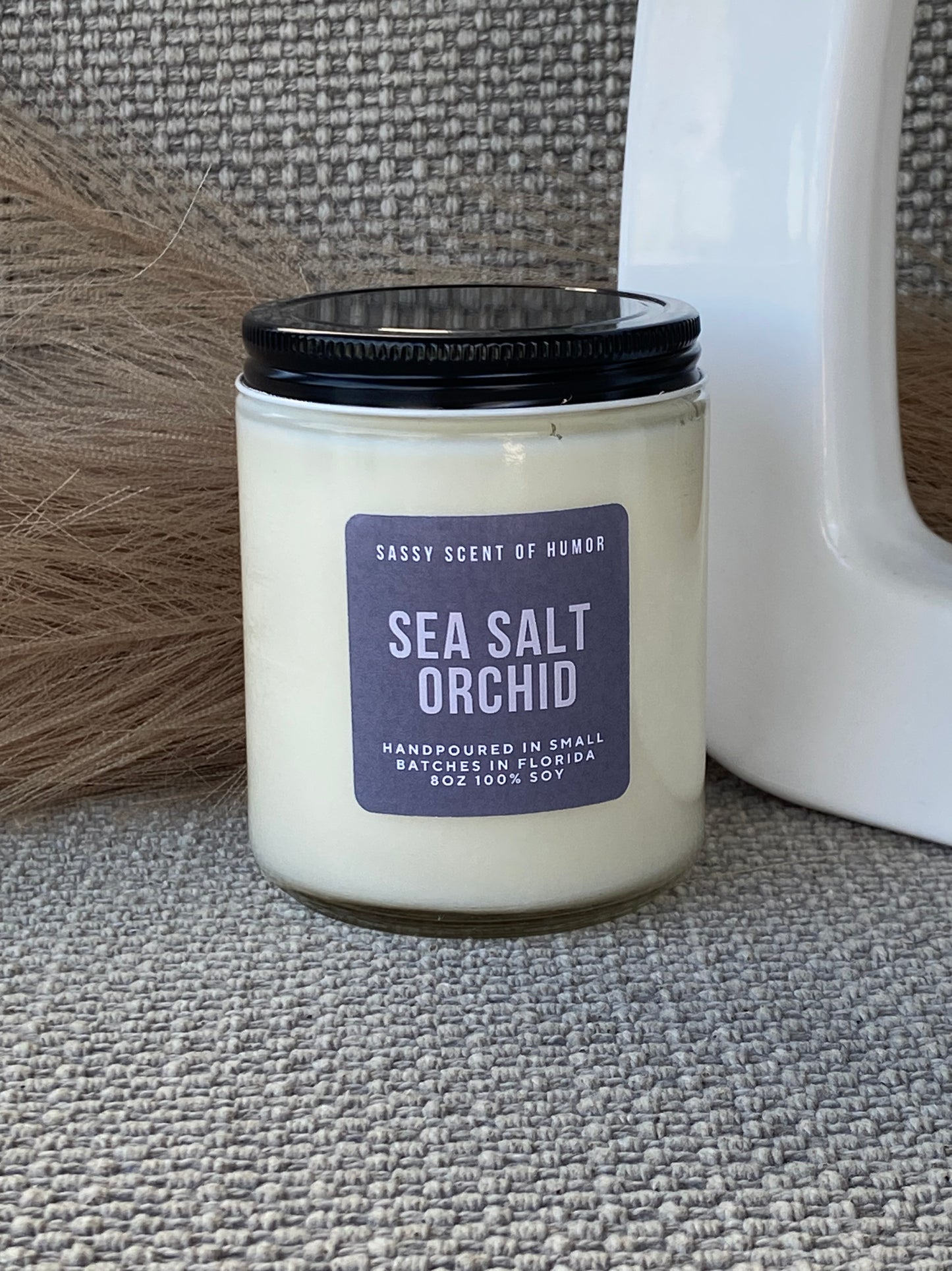 Sea Salt Orchid 8oz Candle