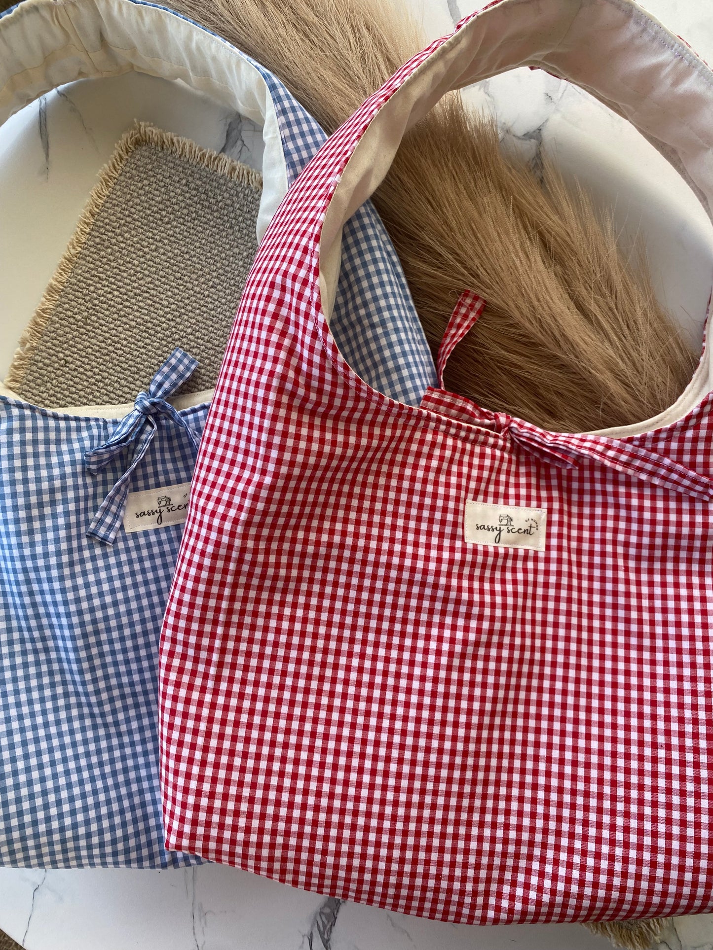 Gingham Shoulder Bag
