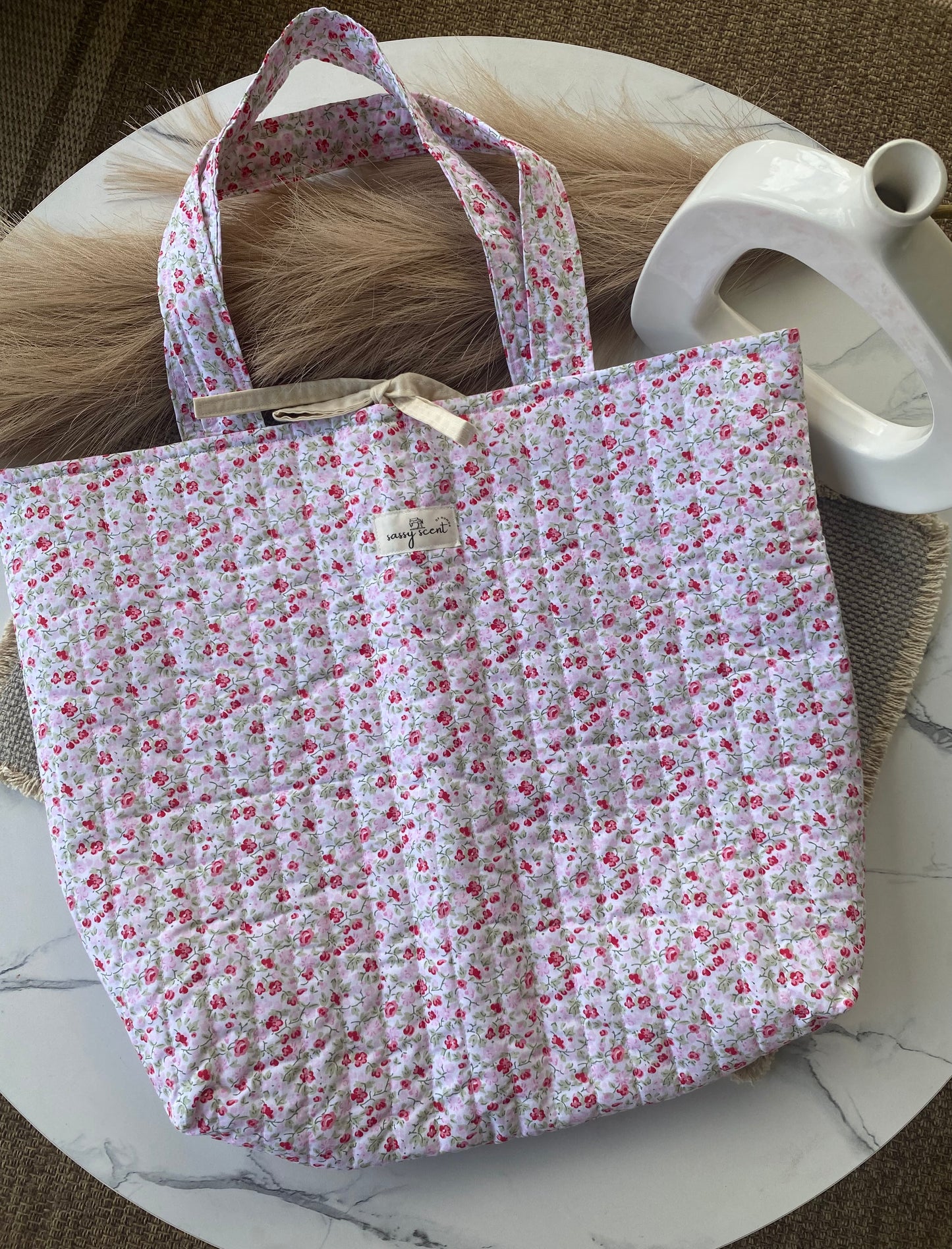 Rosie Field Quilted Tote Bags