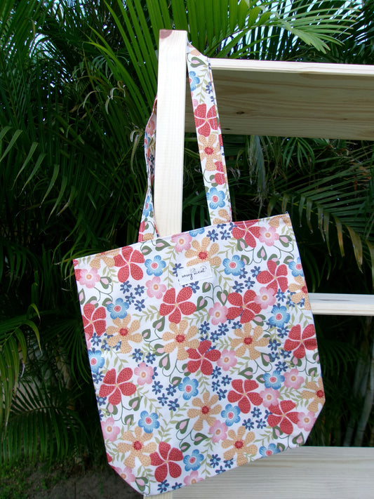 Vintage Blossom Tote Bag