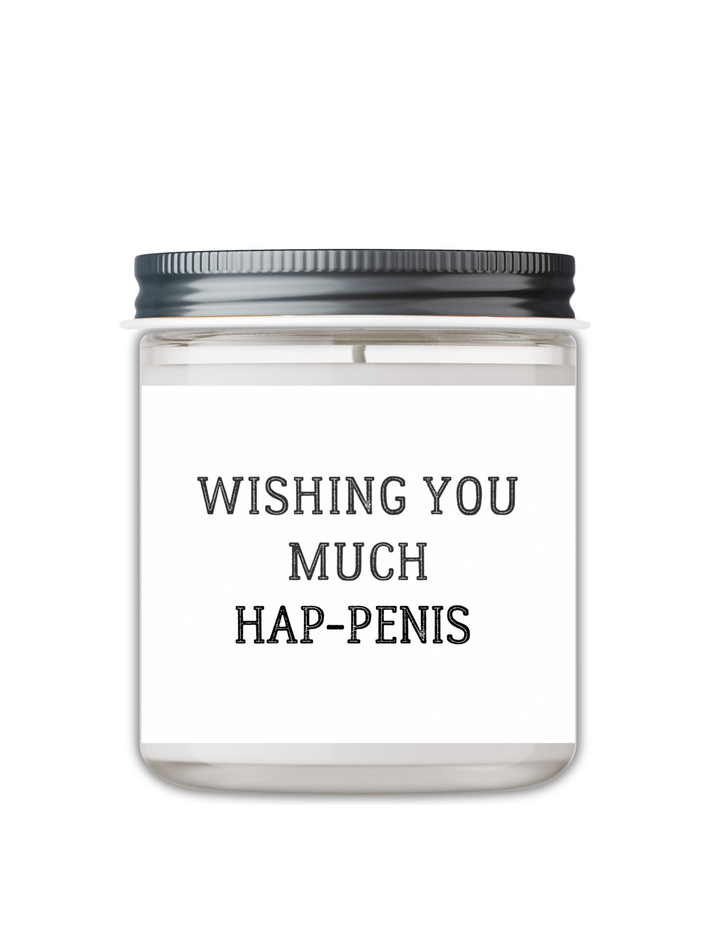 WISHING YOU MUCH HAP-PENIS CANDLE