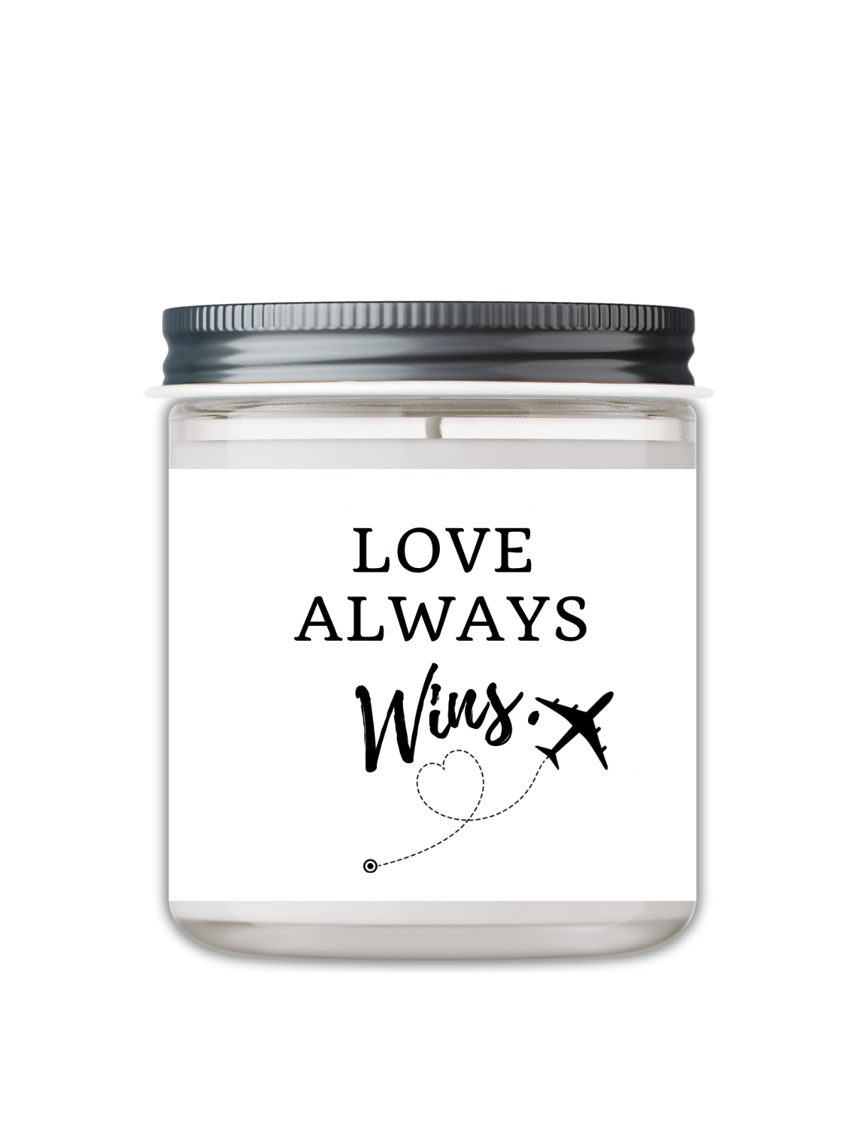 LOVE ALWAY'S WINS CANDLE