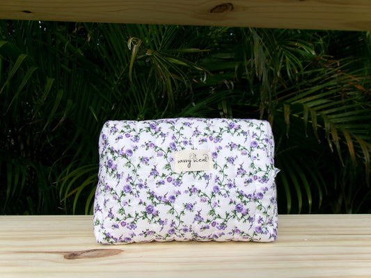 Lavender Rose Makeup Pouches