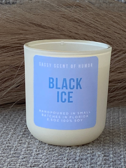 Black Ice Mini 2.5oz Candles