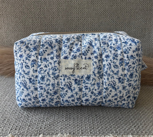 Mystical Blue Makeup Pouches