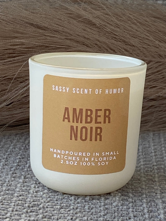 Amber Noir Mini 2.5oz Candles