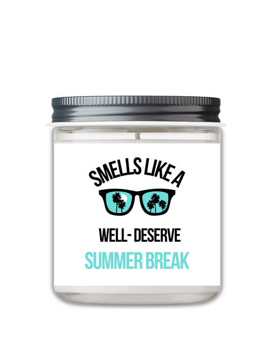 SMELLS LIKE WELL-DESERVE SUMMER BREAK CANDLE