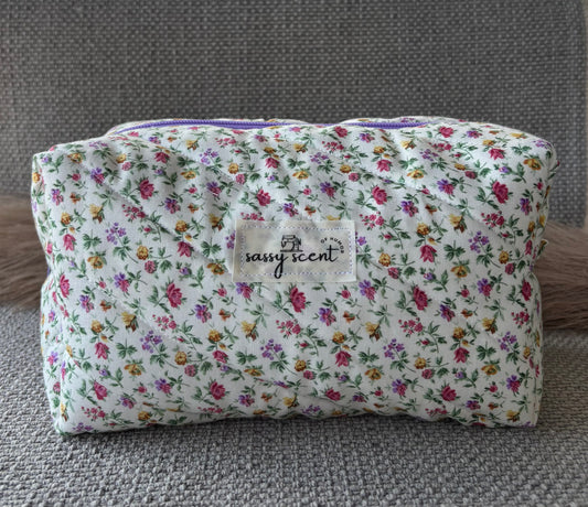 Flower Garden Makeup Pouches