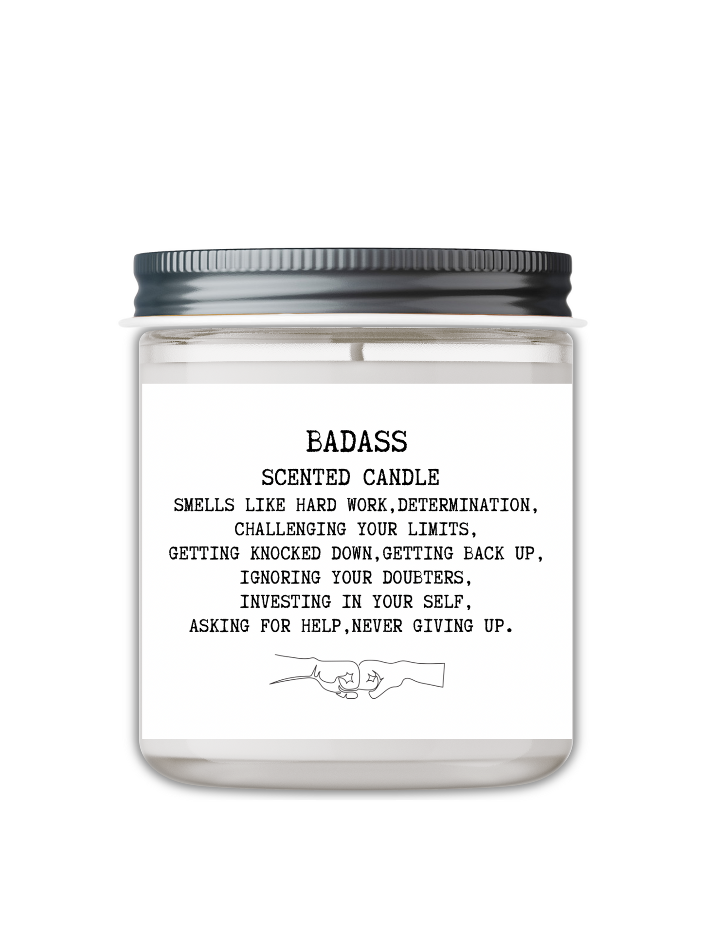 Badass Scented Candle Smells Like Hard Work, Determination, Candle