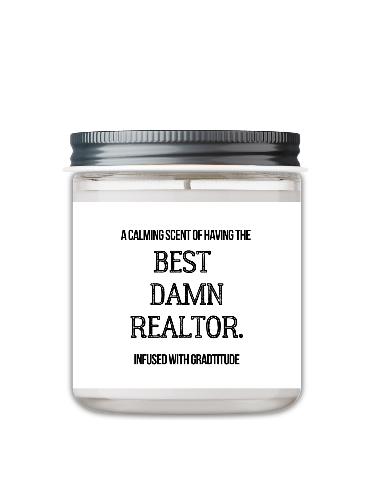 Best Dam Realtor Funny Candle