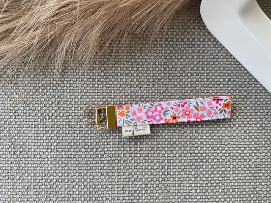 Flower Blossom Keychain Holder
