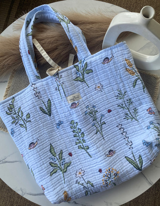 Whispering Bloom Limited Edition Quilted Tote Bags