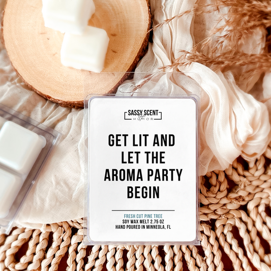 Get Lit And Let The Aroma Party Begin Funny Wax Melt