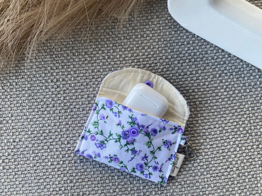 Lavender Rose AirPod Pouch