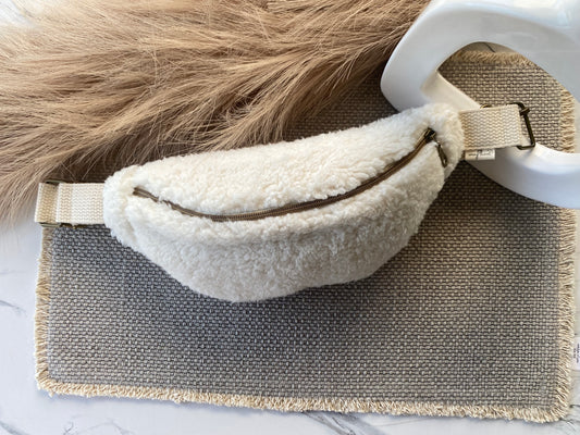 Soft Ivory Fanny Pack Bag