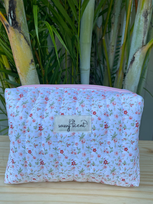 Floral Fancy Makeup Pouches