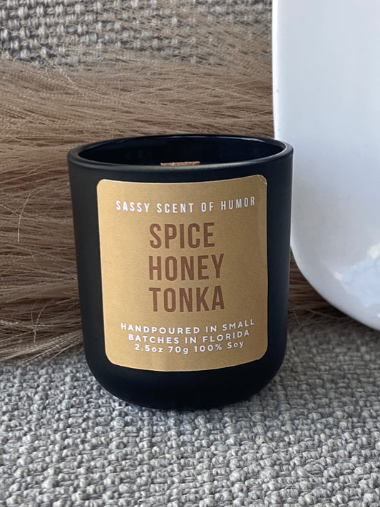 Spice Honey Tonka Mini 2.5oz Candles