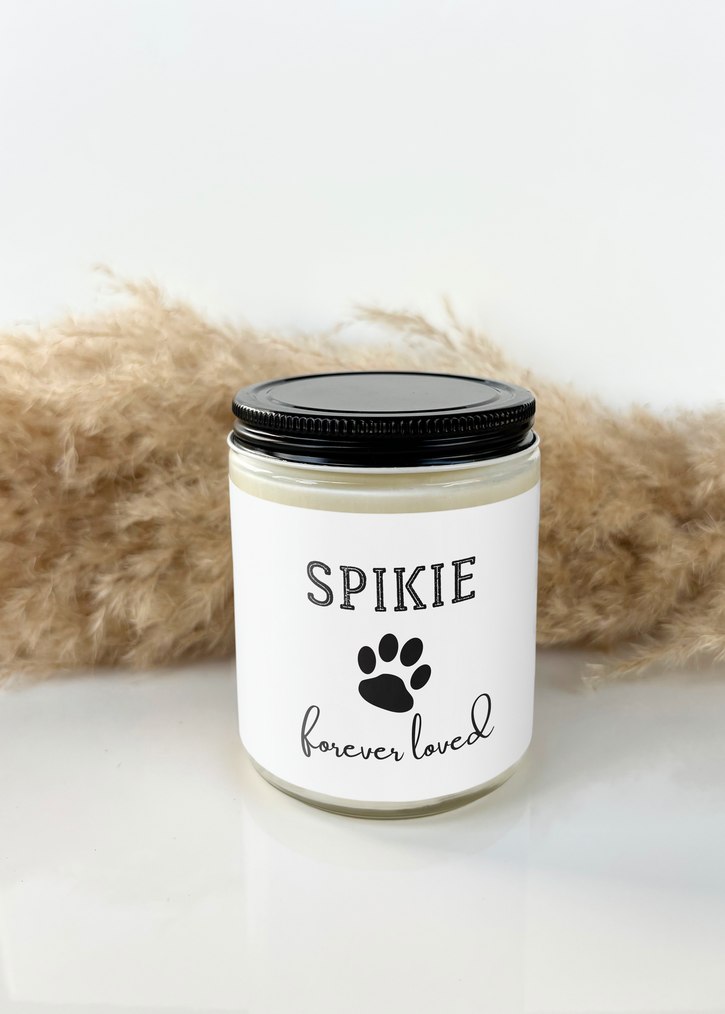 CUSTOM PET FOR EVER LOVE CANDLE