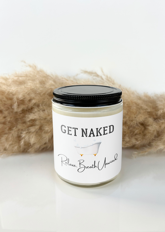 GET NAKED RELAX AND UNWIND CANDLE