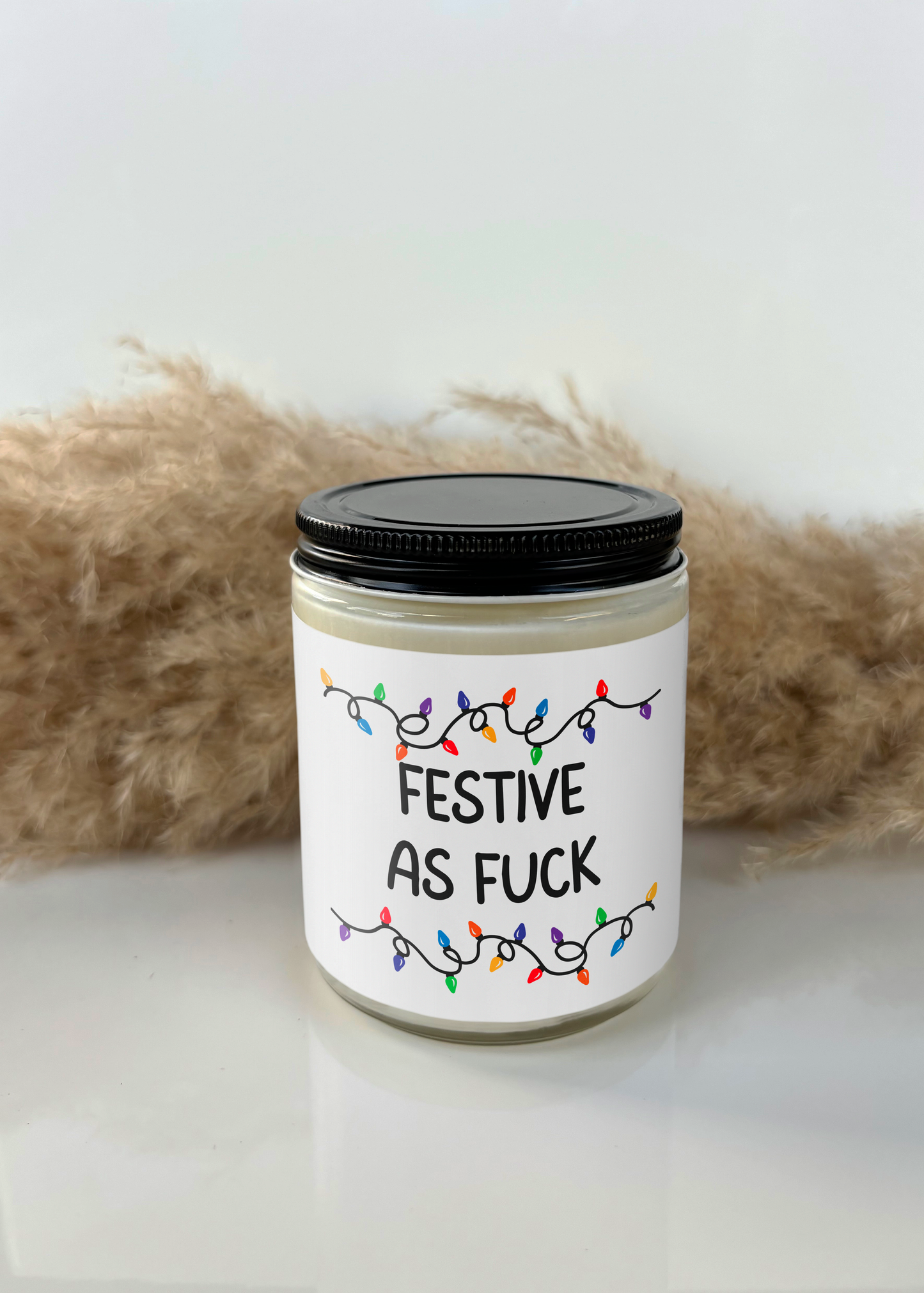 FESTIVE AS FUCK CANDLE