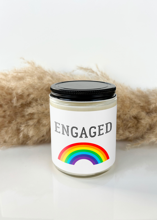 ENGAGED LGBTQ CANDLE