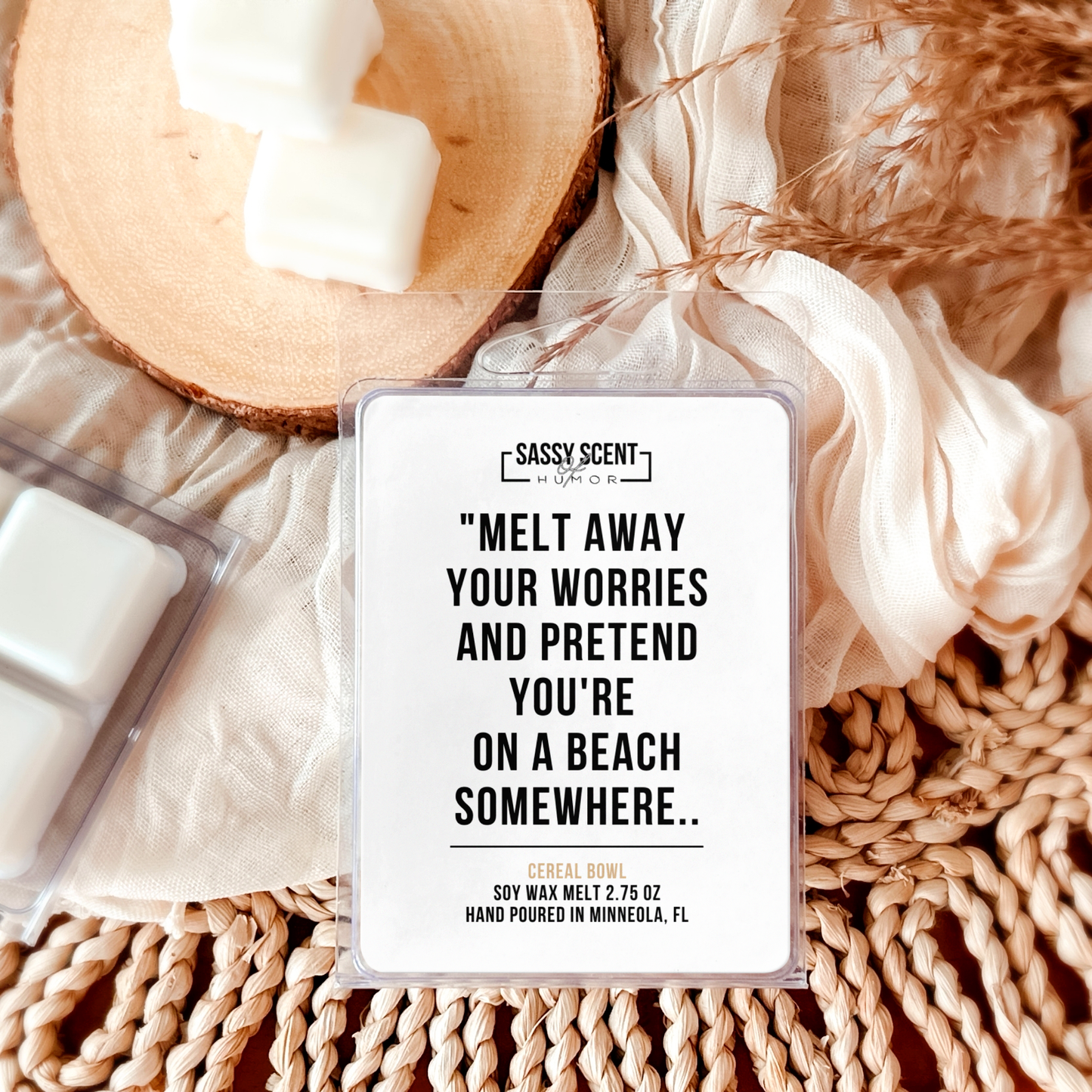 Melt Away Your Worries And Pretend You're On The Beach Wax Melt