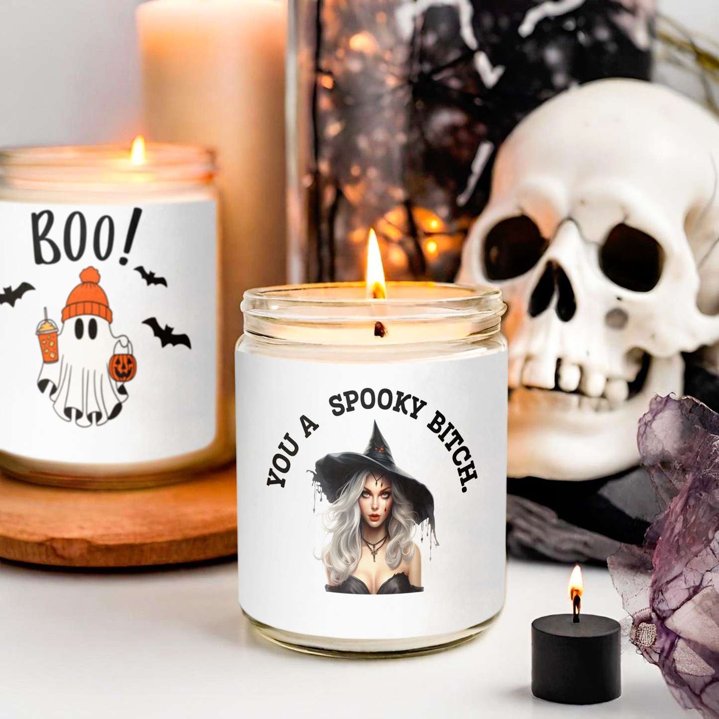 You A Spooky Bitch. Candle