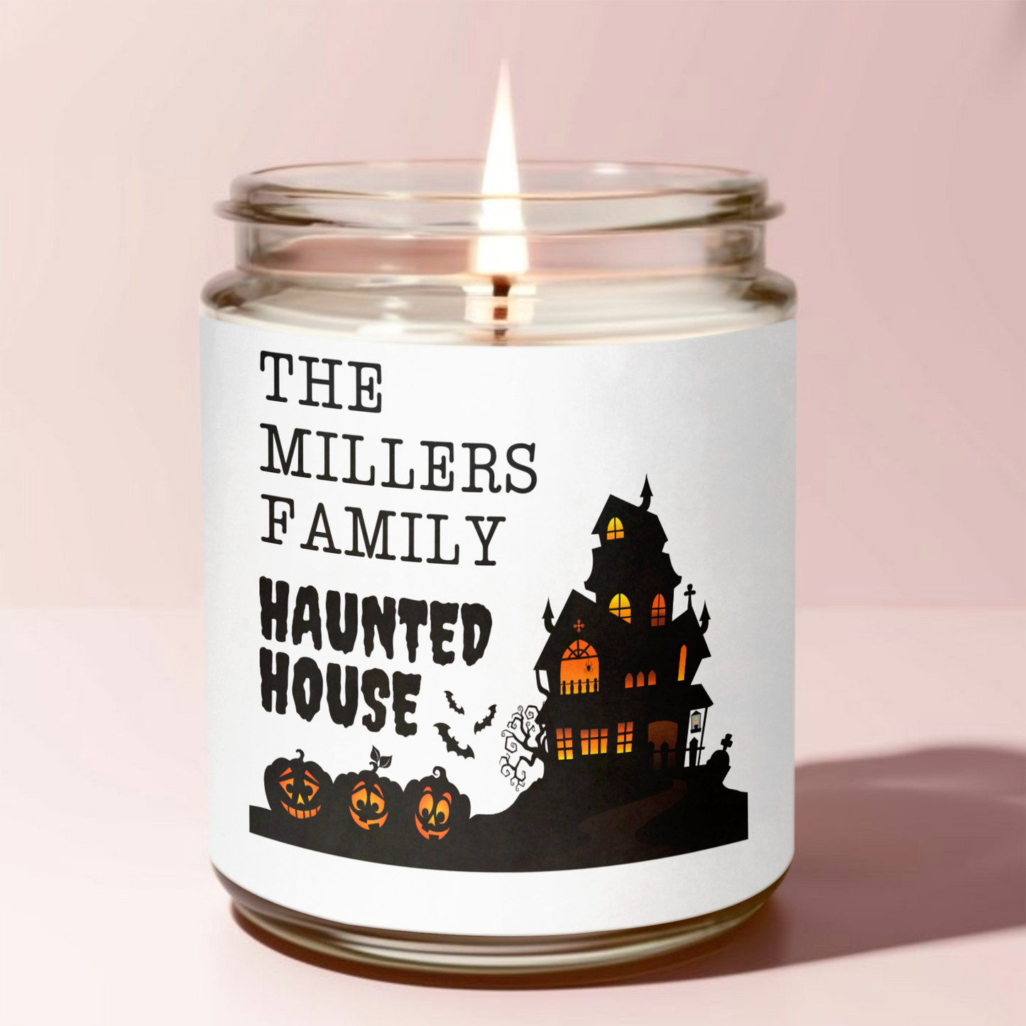 Custom Halloween Soy Candle